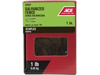 Ace 1 in. L Galvanized Steel Fence Staples 1 lb