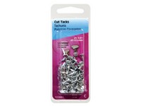 Hillman No. 8  S X 9/16 in. L Galvanized Silver Steel Cut Tacks 1.75 pk