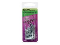 Hillman 17 Ga. G X 1 in. L Galvanized Steel Brad Nails 1 pk 1.75 oz