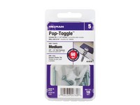 Hillman 3/8 in. D X 1-1/4 in. L Zinc Pan Head Pop-Toggle Anchors 10 pk