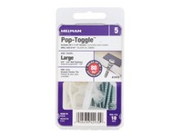Hillman 5/8 in. D X 1-1/2 in. L Zinc Pan Head Pop-Toggle Anchors 10 pk