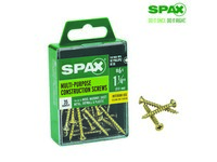 Spax No. 6  S X 1-1/4 in. L Phillips/Square Flat Head Multi-Purpose Screws 35 pk