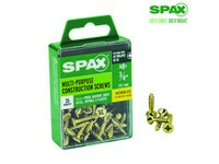 Spax No. 8  S X 3/4 in. L Phillips/Square Flat Head Multi-Purpose Screws 35 pk