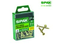 Spax No. 8  S X 1-1/2 in. L Phillips/Square Flat Head Multi-Purpose Screws 25 pk