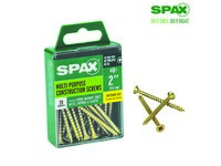 Spax No. 8  S X 2 in. L Phillips/Square Flat Head Multi-Purpose Screws 20 pk