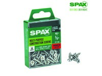 Spax No. 6  S X 5/8 in. L Phillips/Square Flat Head Multi-Purpose Screws 50 pk