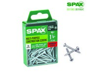 Spax No. 6  S X 1-1/4 in. L Phillips/Square Flat Head Multi-Purpose Screws 35 pk