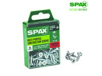 Spax No. 8  S X 5/8 in. L Phillips/Square Flat Head Multi-Purpose Screws 40 pk