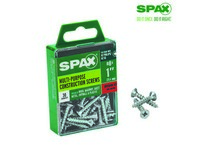 Spax No. 8  S X 1 in. L Phillips/Square Flat Head Multi-Purpose Screws 30 pk