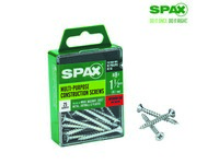Spax No. 8  S X 1-1/2 in. L Phillips/Square Flat Head Multi-Purpose Screws 25 pk