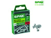 Spax No. 10  S X 1 in. L Phillips/Square Flat Head Multi-Purpose Screws 20 pk
