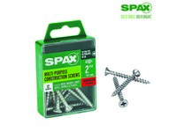 Spax No. 10  S X 2 in. L Phillips/Square Flat Head Multi-Purpose Screws 12 pk