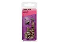 Hillman Push Pins 40 pk