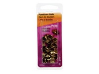 Hillman No. 9  S Antique Brass Brass Furniture Nails 25 pk