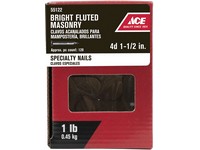 Ace 1-1/2 in. Masonry Bright Nail 1 lb