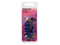 Hillman Blue Push Pins 40 pk