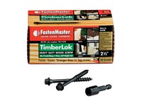FastenMaster TimberLok No. 10  S X 2-1/2 in. L Galvanized Wood Screws 50 pk