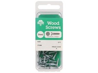 Hillman No. 4  S X 1/2 in. L Phillips Zinc-Plated Wood Screws 30 pk