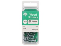 Hillman No. 10  S X 2-1/2 in. L Phillips Zinc-Plated Wood Screws 6 pk