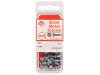 Hillman No. 10  S X 3/4 in. L Slotted Hex Washer Head Sheet Metal Screws 8 pk