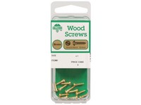 Hillman No. 8 S X 1 in. L Slotted Wood Screw 5 pk
