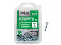 Teks No. 8  S X 1 in. L Slotted Hex Head Self-Tapping Screws 170 pk