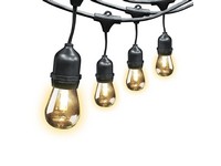 Feit Electric LED Edison LED Light String Clear 20 ft. 10 lights