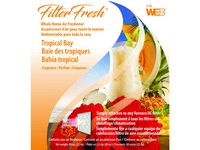 Web FilterFresh Tropical Bay Scent Air Freshener 0.8 oz Gel