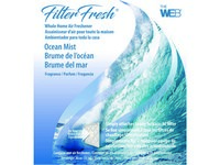 Web FilterFresh Ocean Mist Scent Air Freshener 0.8 oz Gel