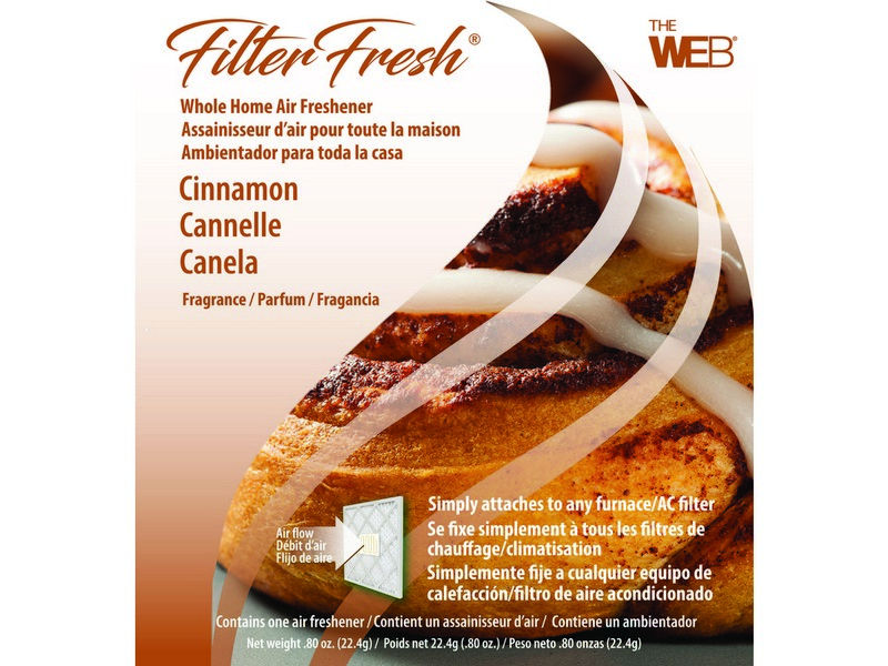 Web FilterFresh Cinnamon Scent Air Freshener 0.8 oz Gel