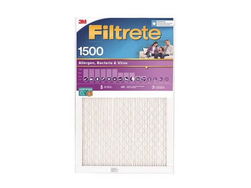 Filtrete 25 in. W X 25 in. H X 1 in. D 12 MERV Pleated Air Filter 1 pk