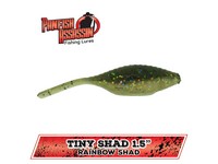 Bass Assassin Tiny Shad - Rainbow Shad - 1.5"