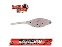 Bass Assassin Tiny Shad - Albino Ghost - 1.5"