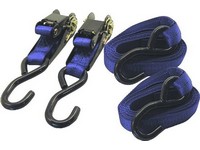 Invincible Marine Ratchet Tie Down Straps 1"x6'