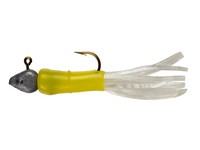 Jerry's 64027 Mini Jig. Red Hook, 1/64oz, 5pk, Yellow/Pearl