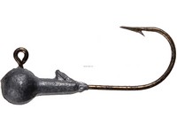 Jerry's Unpainted Round Head Jig. Bronze Hook, 10pk., 1/16oz