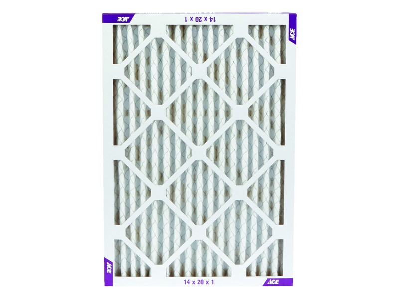 Ace 14 in. W X 20 in. H X 1 in. D Pleated 13 MERV Pleated Air Filter 1 pk