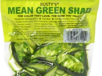 Rusty's Mean Green Shad 4oz.