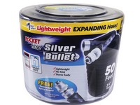 Pocket Hose Silver Bullet 3/4 in. D X 50 ft. L Expandable Lightweight Garden Hose Black