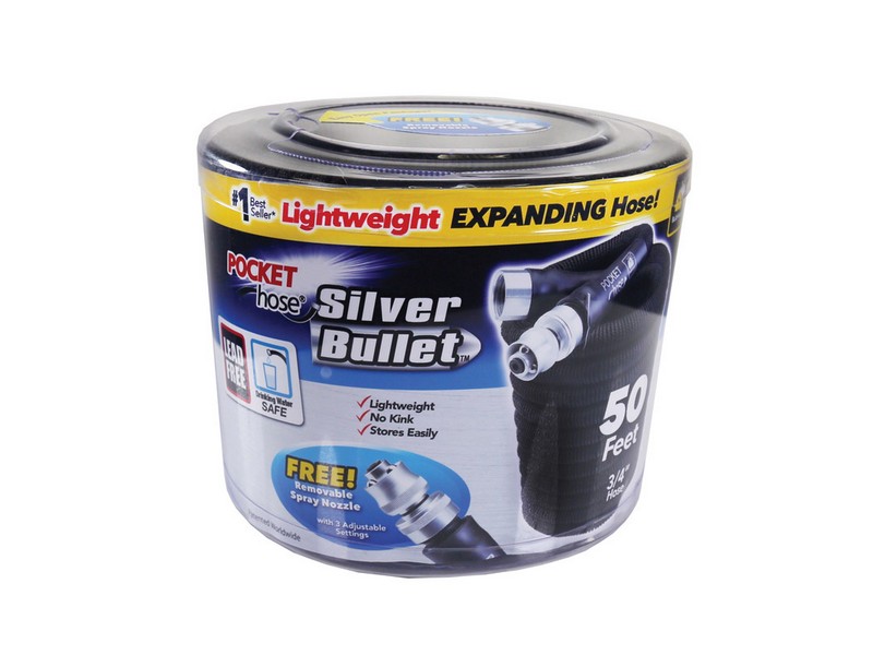 Pocket Hose Silver Bullet 3/4 in. D X 50 ft. L Expandable Lightweight Garden