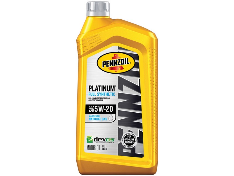 Pennzoil Platinum 5W-20 4-Cycle Synthetic Motor Oil 1 qt 1 pk