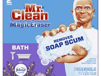 Mr. Clean Magic Eraser Non-Scratch Eraser Sponge For Bath and Tile 4.6 in. L 2 pk