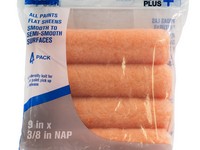 Home Plus Good Polyester Knit 9 in. W X 3/8 in. S Paint Roller Cover 4 pk