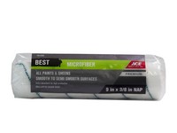 Ace Best Microfiber 9 in. W X 3/8 in. S Paint Roller Cover 1 pk