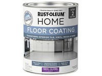 Rust-Oleum Home Semi-Gloss Clear Water-Based Floor Coating Step2 1 qt