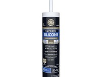 GE Supreme White Silicone Window and Door Sealant 10.1 oz