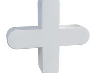 QEP 0.77 in. H X 0.77 in. W X 0.120 in. L Plastic Tile Spacer 500 pc