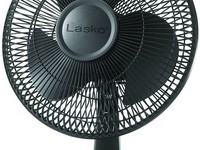 Lasko 16.5 in. H X 12 in. D 3 speed Oscillating Table Fan