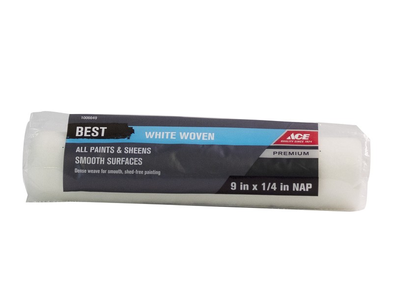Ace Best Woven 9 in. W X 1/4 in. S Paint Roller Cover 1 pk
