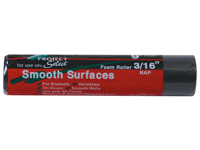 Linzer Project Select Foam 9 in. W X 3/16 in. S Paint Roller Cover 1 pk